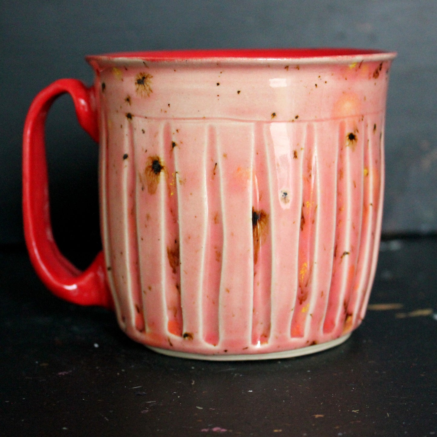 Framed Landscape Mug (Red + Pink)